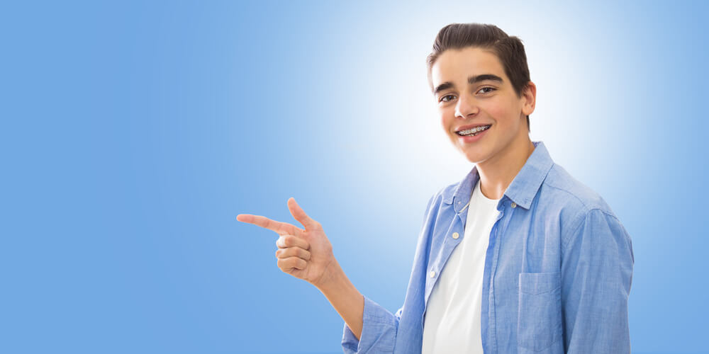 Teen almost done with braces installed by pearl city dental