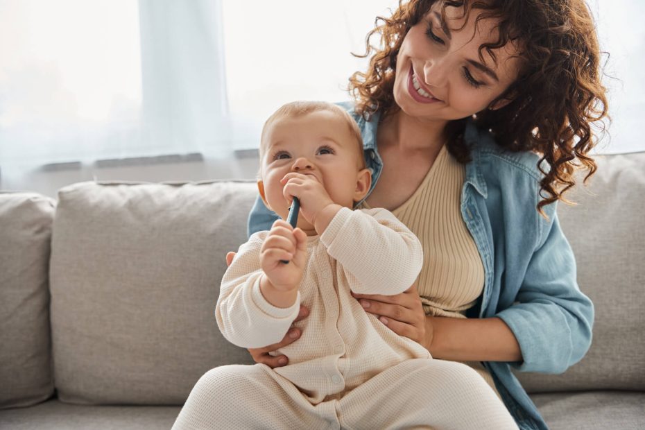 Teething Baby Getting Help from a Pediatric Dentist in Hawaii